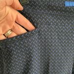 Apt. 9 Women's Navy & Black Patterned  Pants Brynn Style Size 8P Pockets Ankle Photo 2