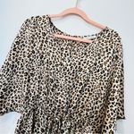 Carole Christian boutique Leopard Print Romper oversized size small Photo 2