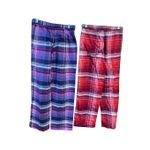 Live Love Dream  (2) Plaid Pajama Pants Sz S NWT Photo 1