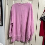 Aerie 💖 NWT Down To Earth Oversized Crewneck Sweatshirt "Keep Moving Forward" Photo 2