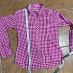 Lilly Pulitzer  Plaid Gingham Button-Up Shirt size 8 Photo 10