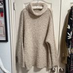 Free People 💖  She's All That Alpaca Blend Loose Knit Oversized Pullover Sweater Photo 1