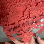 ASTR  the label crocheted lace bodycon sheath halter dress cross straps size M Photo 8