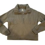 Reebok  Sage Green Pull Over Sweatshirt sz S Photo 0