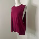 Spiritual Gangster  berry purple sleeveless tank top size M/L Photo 2