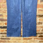 Modcloth  Dark Wash Blue Denim 70s The Grier Wide Leg Jeans Women's Size 8 Photo 3
