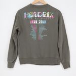 Authentic Hendrix Sweatshirt Women XS Gray Band of Gypsys 1970 Tour Graphic Crew Photo 3