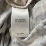 J Jill Maxi Dress S Floral Cottagecore Beachy Henley Jersey Stretch Knit Pockets Photo 6