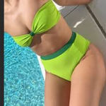 Lisa Says Gah  Brooke Bikini Brief bottom Lime NEW small Photo 2