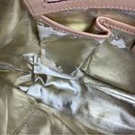 Michael Michael Kors pink & tan leather shoulder bag 15.5” x 10” x 4.25” Barbie Photo 8