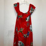 Vintage Hilo Hattie Hawaiian Dress Aloha Floral Red Maxi Dress Hawaii Dress Size M Photo 3