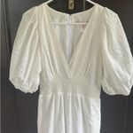 Anthropologie NWT Hutch Smocked Waist
Eyelet Jumpsuit Medium Retail $198.00 Photo 7