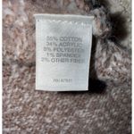 J.Jill  XS Petite Mock Neck Cable Knit Sweater Brown Marled Long Sleeve Soft Photo 3