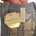 Pinkblush Maternity Gorgeous Dusty Blue Maxi Dress Size Large Photo 3