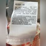 Max Mara  Weekend cream/peach unlined, a-line  midi skirt, side zip ; size 10 Photo 5