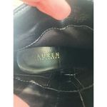 Ralph Lauren Lauren  Boots 8 Black Nara Ankle Booties Heeled Leather Office Twee Photo 7