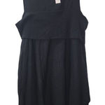 New York & Co. NY&C Black Sleeveless Knit Top Handkerchief Hem Casual Tank XXLarge Photo 0