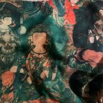 Japanese Watercolor Art Purse with Bow Strap Multiple Photo 2