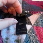 Ali Miles Printed Mesh 3/4 Sleeve Open Front Kimono Cardigan Size Petite‎ Large Photo 3