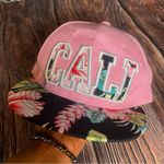 Floral Print Cali Snapback Cap Hat Pink Black Hawaiian Streetwear Women’s Photo 1