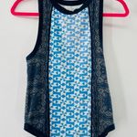 Free People NEW Too Hot To Handle Top Blue Combo Small Edgy Boho Fairy Grunge Photo 3