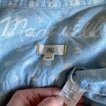 Madewell Floral Denim Button Up Photo 6