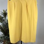 Maxie Klein Women Church 3 Pc Skirt Jacket 24W 3/4 Sleeve Formal Office Siren Yellow Photo 2