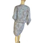 Cynthia Rowley  RED, WHITE & BLUE TWEED SKIRT SUIT (S/6) Photo 2
