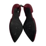 Michael Kors Shirley Crystal Embellished Pumps d'Orsay Dark Red Size 8M Photo 7