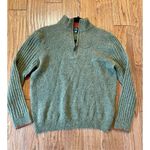 Club room lambs wool Forrest green quarter zip sweater m Green Size M Photo 5