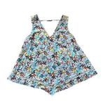 a.n.a Women Shirt Size XSmall Multicolor Floral Print Lightweight Flowy Sleeveless Photo 0