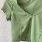 Aerie  Ribbed Goals Green Top Size S  Photo 2