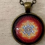 Sacred Sri Yantra pendant necklace Photo 5