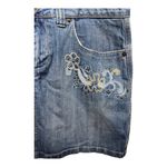 L.A. Blues Y2K Denim Mini Skirt Embroidery 14 Photo 1