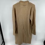 Banana Republic Fluffy Duster Wool Mohair Cardigan Open Mid Pockets Cream XS Photo 5