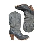 Frye Vintage  Flame Inlay Boho Leather Western Cowboy Campus Daisy Boots Size 7 B Photo 5