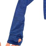 Adidas  Floral Badge of Sport Hoodie Women's Small Mystery Ink Blue Pullover GUC Photo 2