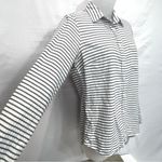 J.Crew Cotton Long Sleeve Shirt Women’s Stripes Button Up Size S Photo 7