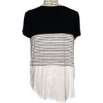 Filly Flair MEDIUM Colorblock Striped Short Sleeve Round Hem Tee T-Shirt Photo 4