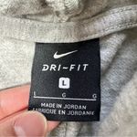 Nike Dri-Fit Yoga Luxe Cropped Hoodie Pullover Oversized Soft Knit in Gray L Photo 10