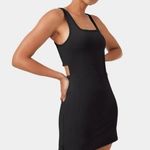 Halara Square Neck Mid Rise Bloom Cut Out 2-Piece Dress Black S Photo 1