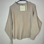 Cynthia Rowley  Zip Cowl Neck Soft Oversized Sweater NWT - Size M Photo 0
