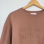 Pink Lily  Tan Mama Crewneck Sweatshirt Photo 7