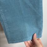 Talbots High-Waist Straight-Leg Curvy Blue Teal Corduroy Pants size 10P Photo 9