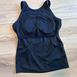 prAna  Black Ribbed Fitted Becksa Sleeveless Tank Top Small Photo 4