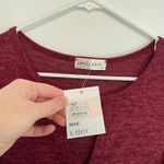 NEW NWT LOVE CRAZY Burgundy Maroon Red Keyhole Cutout Long Sleeve Sheath Dress Size XL Photo 3