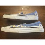 Vans  blue and white checkered slip on sneakers women's 5 1/2 Photo 3