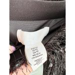 H&M NWT Sequin Embellished Fringe Trim Pull On Mini Skirt Black Women's Size XS Photo 3