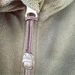 LL Bean Full Zip Polartec Jacket Women’s Size 1X Dark Green Warm Fleece Coat‎ Photo 7