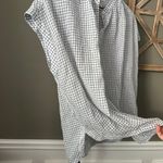 Koch  Popover Oversized 100% Cotton Blouse XS Womens Checkered Photo 4
